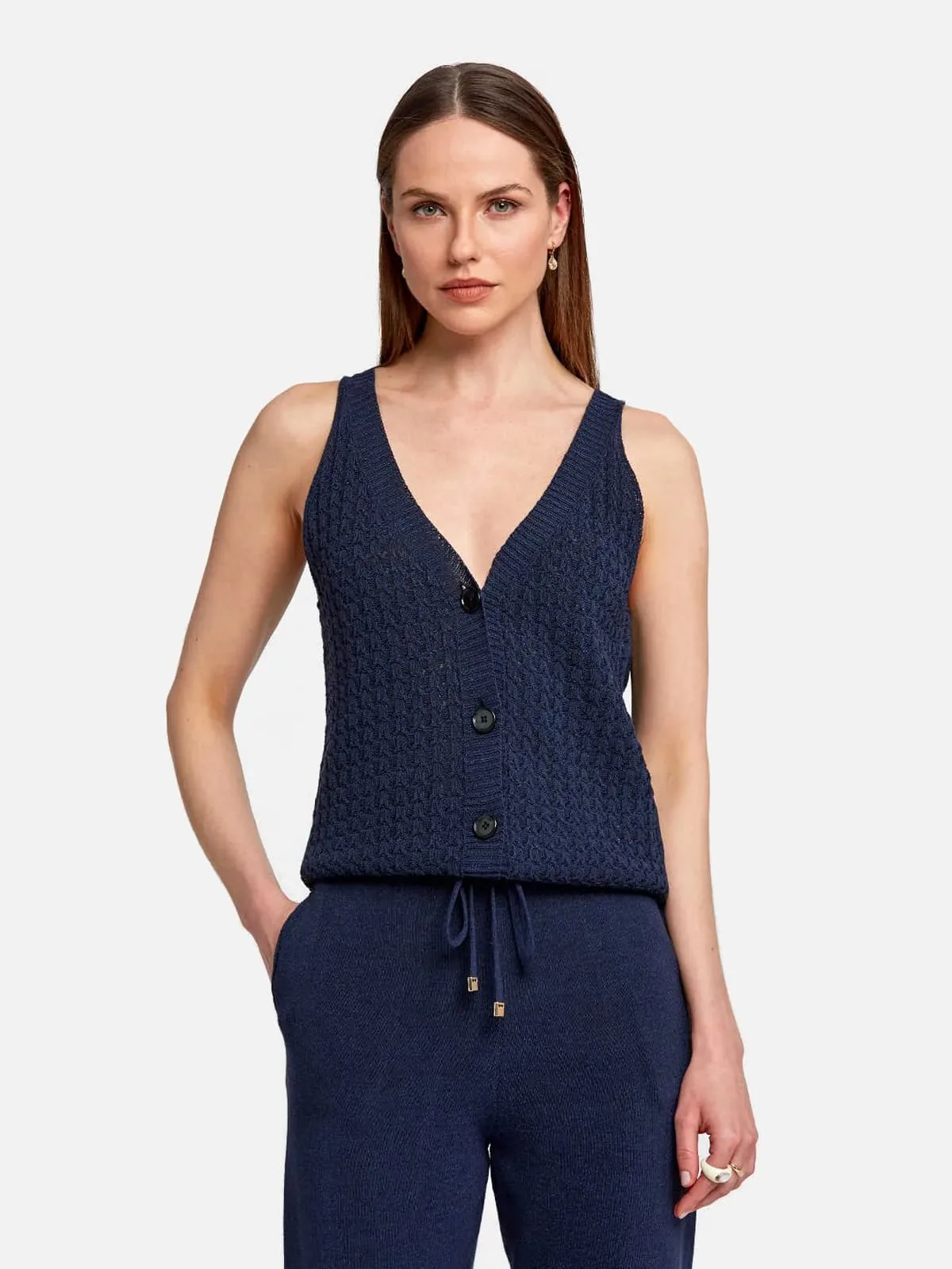 Braid Detailed Sleeveless